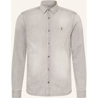 AllSaints Allsaints Jeanshemd Gleason Extra Slim Fit grau