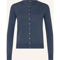 REPEAT Repeat Strickjacke blau