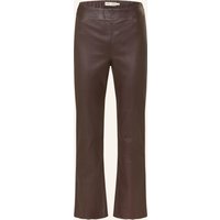 InWear Inwear 7/8-Hose Cedar Aus Leder braun