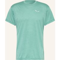 Salewa Salewa T-Shirt Puez Melange Dry'ton blau