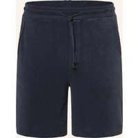 Juvia Juvia Frottee-Shorts Dameon blau