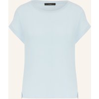 Oui Oui Blusenshirt Im Materialmix blau