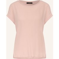 Oui Oui Blusenshirt Im Materialmix rosa