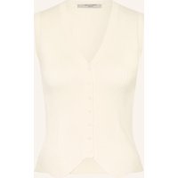 AllSaints Allsaints Strickweste Cruz weiss