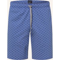Schiesser Schlafshorts Mix+Relax blau