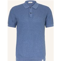 NOWADAYS Nowadays Strick-Poloshirt blau