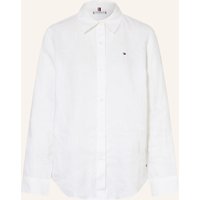 Tommy Hilfiger Tommy Hilfiger Hemdbluse Aus Leinen weiss