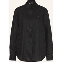 Tommy Hilfiger Tommy Hilfiger Hemdbluse Aus Leinen schwarz