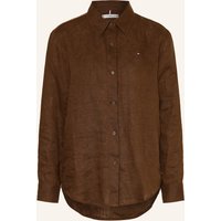 Tommy Hilfiger Tommy Hilfiger Hemdbluse Aus Leinen braun