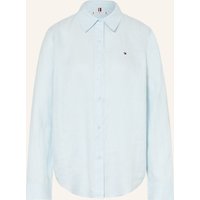 Tommy Hilfiger Tommy Hilfiger Hemdbluse Aus Leinen blau