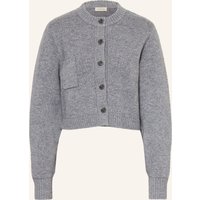 ALMADA LABEL Almada Label Cropped-Strickjacke Zozo Mit Cashmere grau