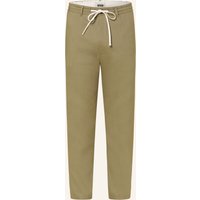 drykorn Hose Deger Im Jogging-Stil Regular Fit Mit Leinen gruen