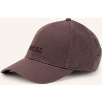 Boss Boss Leinen-Cap Zed braun