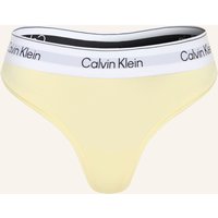 Calvin Klein String Icon Cotton Modal gelb