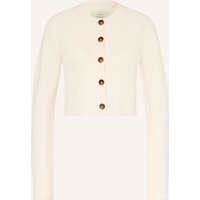 LOULOU DE SAISON Loulou De Saison Strickjacke Zephir Aus Cashmere weiss