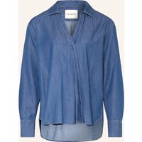 closed Closed Bluse In Jeansoptik blau