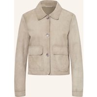 Milestone Milestone Lederjacke Msfelipa gruen