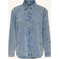 Only Only Jeansbluse blau