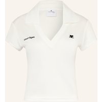 Courrèges Courrèges Jersey-Poloshirt weiss
