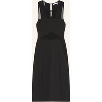 PATRIZIA PEPE Patrizia Pepe Etuikleid Im Materialmix schwarz