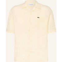 Lacoste Lacoste Resorthemd Comfort Fit Aus Leinen beige