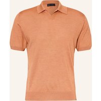 PAUL & SHARK Paul & Shark Strick-Poloshirt Mit Seide orange