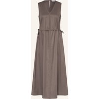PESERICO Peserico Kleid Mit Schmucksteinen braun
