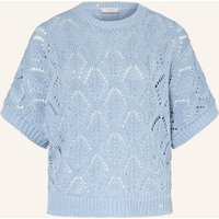 PESERICO Peserico Strickshirt Mit Pailletten blau