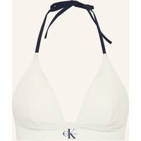 Calvin Klein Triangel-Bikini-Top Ck Monogram weiss