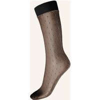 Wolford Wolford Feinstrumpf-Söckchen Dotted Net schwarz