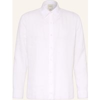 Calvin Klein Calvin Klein Hemd Classic Fit Mit Leinen weiss