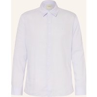 Calvin Klein Calvin Klein Hemd Classic Fit Mit Leinen blau