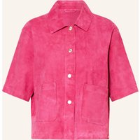 Milestone Milestone Leder-Overjacket Msruth pink
