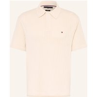Tommy Hilfiger Strick-Poloshirt Classic Fit beige