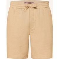 Tommy Hilfiger Leinenshorts Dover Regular Fit gruen