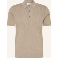 PROFUOMO Profuomo Strick-Poloshirt beige