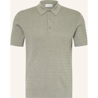 PROFUOMO Profuomo Strick-Poloshirt gruen