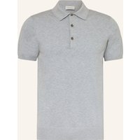 PROFUOMO Profuomo Strick-Poloshirt blau