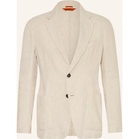 BARENA VENEZIA Barena Venezia Anzugssakko Giacca Borgo Slim Fit Mit Leinen weiss