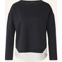s.Oliver BLACK LABEL Sweatshirt Im Materialmix blau