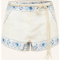 Zimmermann Zimmermann Leinenshorts Wanderlust blau
