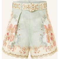 Zimmermann Zimmermann Leinenshorts Daylight gruen