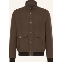 HERNO Leinenblouson braun