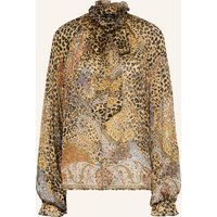 ETRO Etro Blusenshirt Aus Seide Mit Abnehmbarer Schluppe braun