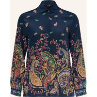 ETRO Etro Hemdbluse Aus Seide blau