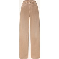ag jeans Wide Leg Jeans Duna braun