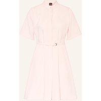 Boss Kleid Dalinia Mit Leinen rosa