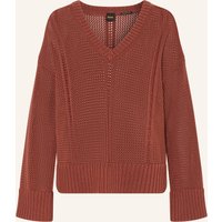 Boss Oversized-Pullover Fevran rot