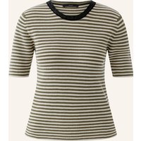 Oui Strickshirt Mit Pailletten gruen