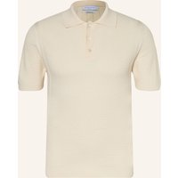 DANIELE FIESOLI Strick-Poloshirt weiss